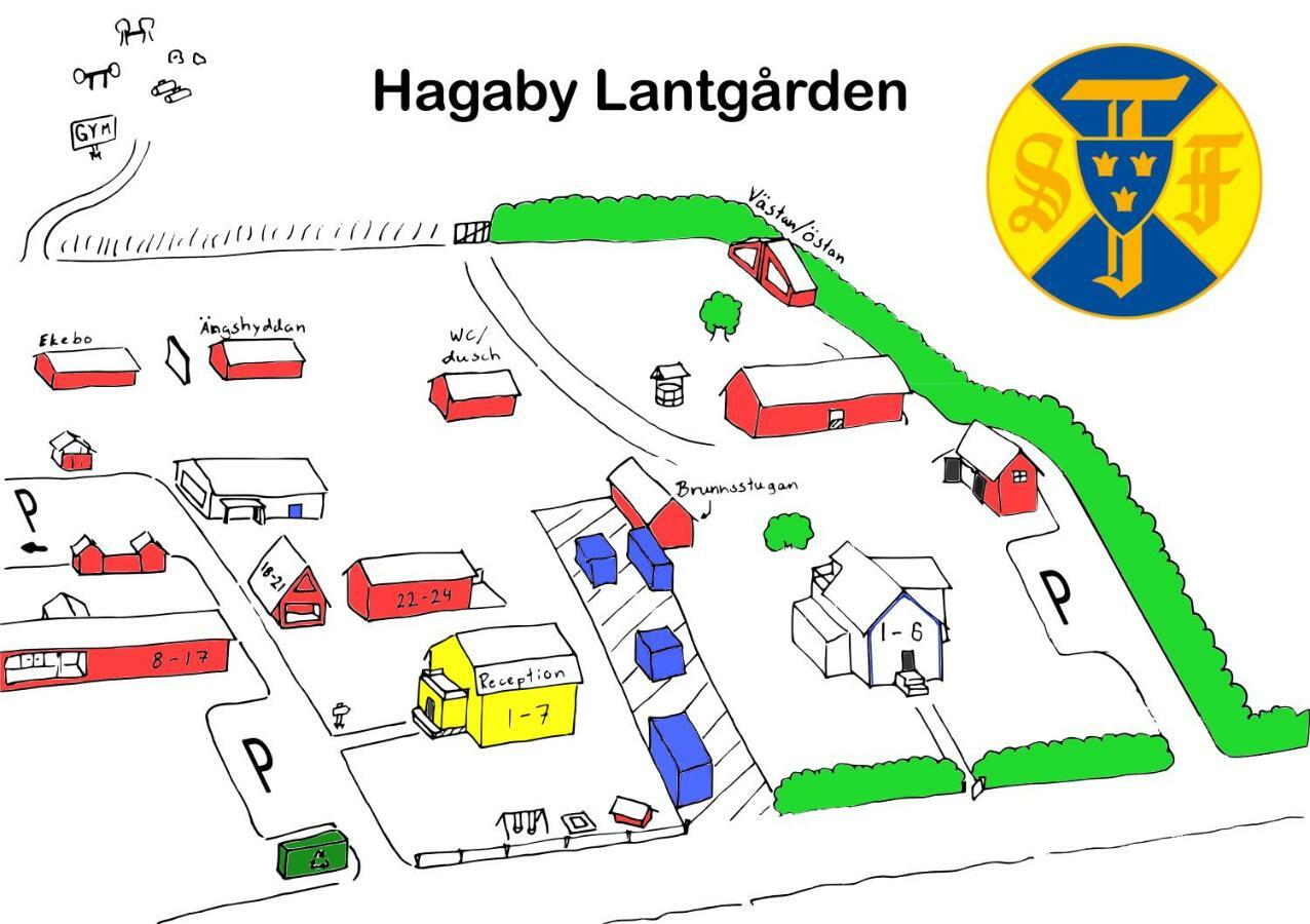 Stf Hagaby/Lantgarden Hostel Löttorp Exterior foto